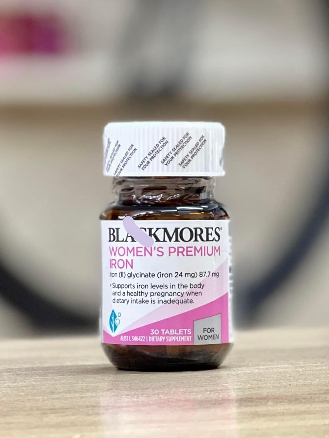 Blackmores Iron Pregnancy - Viên uống sắt dành cho bà bầu (30 viên)